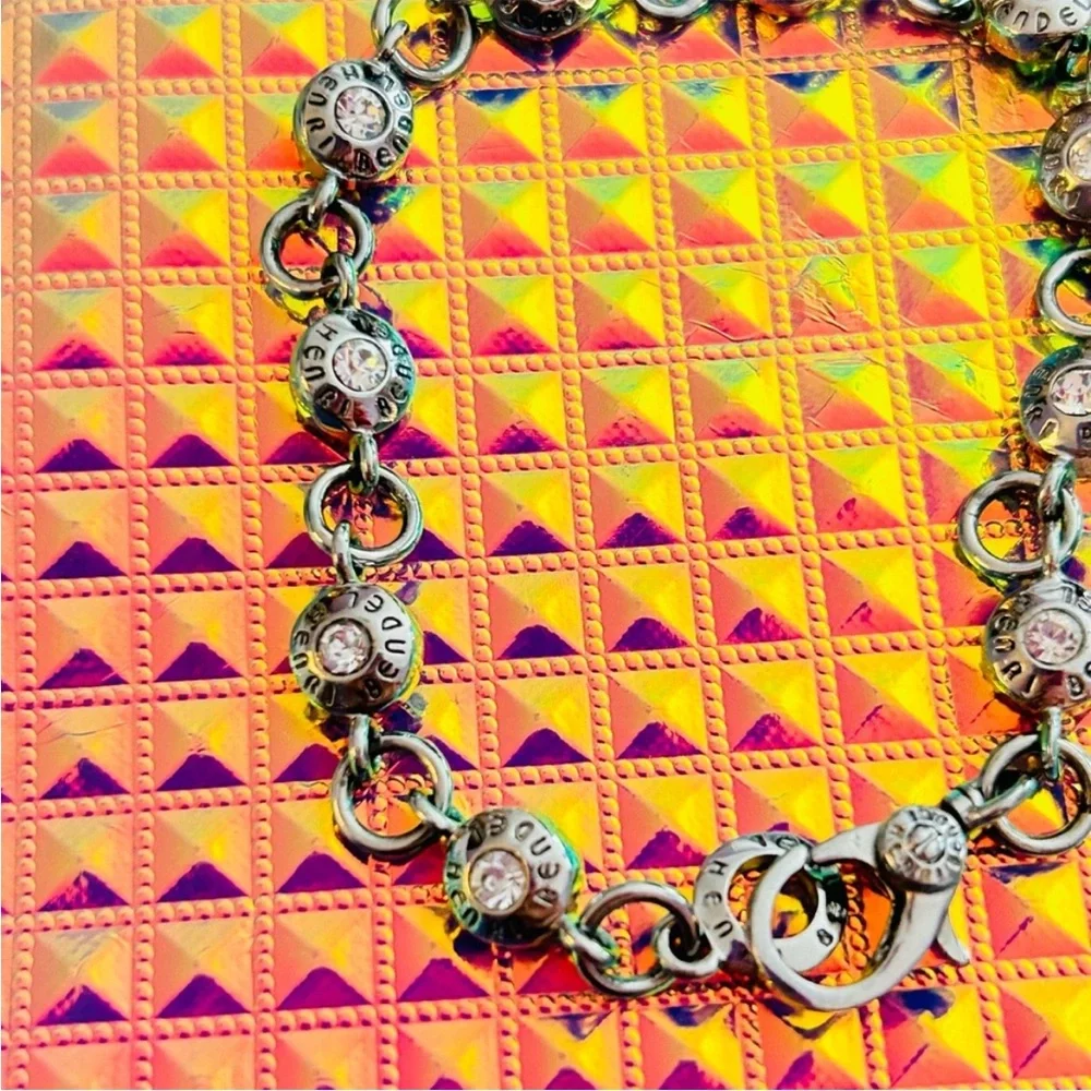 NWOT RARE Henri Bendel Silver Tone Tennis Bracelet - Picture 10 of 10